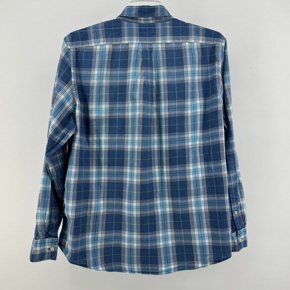 Vineyard Vines Slim Fit Tucker Shirt Blue Plaid Button Down Long Sleeve‎ Mens XL - Picture 6 of 10